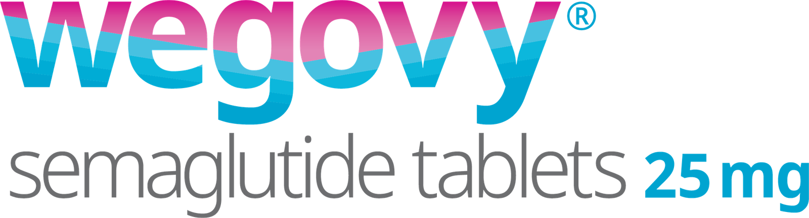 Wegovy® (semaglutide) tablets 25 mg logo