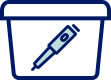 Safe disposal icon