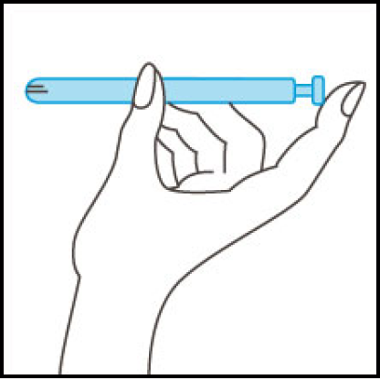 Holding the applicator