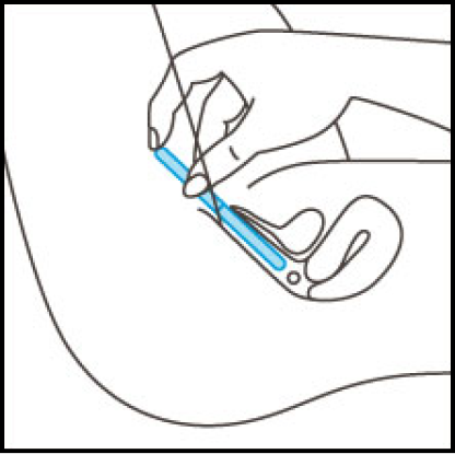 Positioning for vaginal insertion