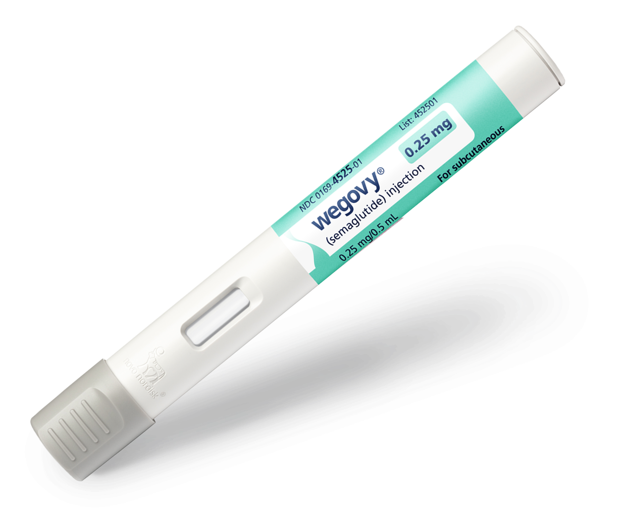 Wegovy® (semaglutide) injection 0.25 mg 
